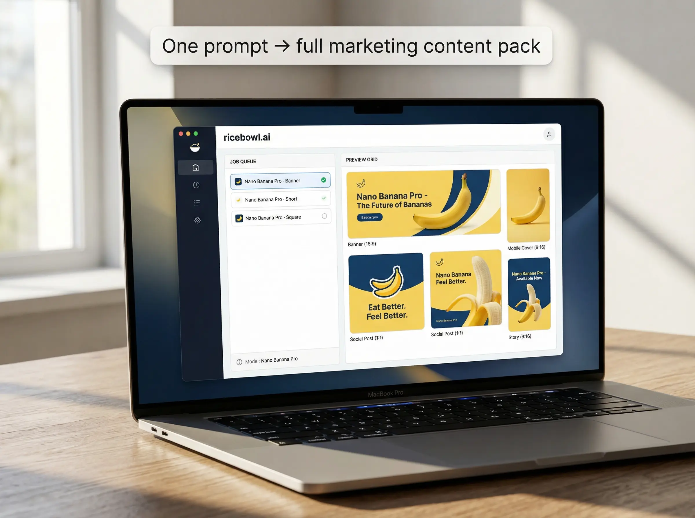 Marketing-Dashboard mit bunten KPI-Karten und Kampagnenkacheln
